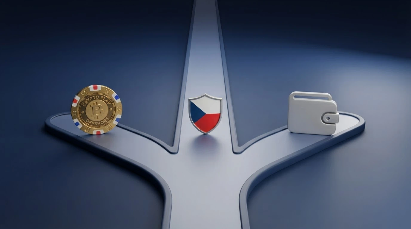 Rozcestník se třemi směry: offshore krypto kasino, CZ licence a Pluso peněženka