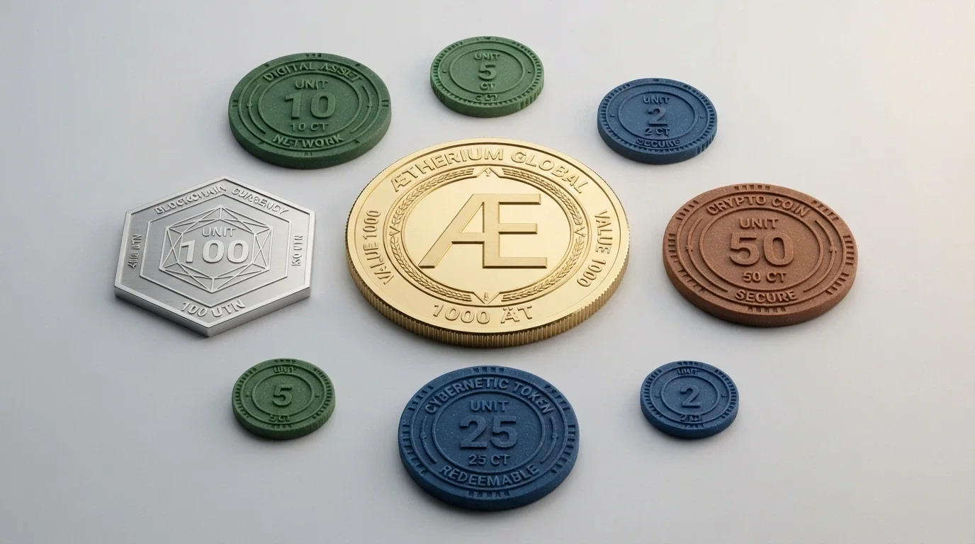 Výběr kryptoměn v pokladně online casina — ikony bitcoinu, etherea, litecoinu a dalších altcoinů