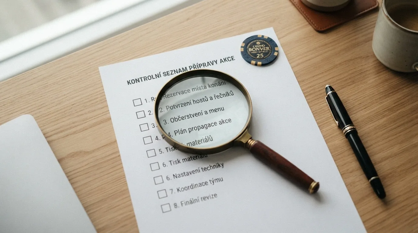 Lupa nad kontrolním seznamem kritérií: licence MF, poplatky, bonusy, podpora mobilního vkladu