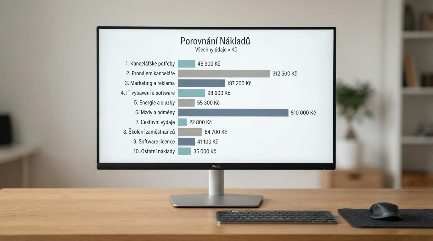 Přehledná tabulka s logy licencovaných online casin a hodnotami jejich bonusů na monitoru