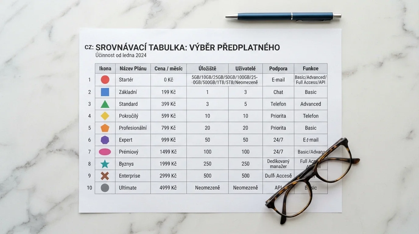 Přehledná tabulka s logy deseti licencovaných českých online casin a jejich klíčovými parametry vedle sebe